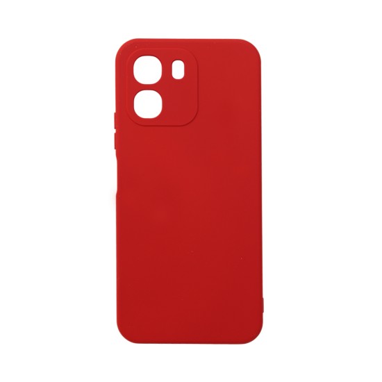 Capa de Silicone com Moldura de Câmera para Oppo A6 4G/Oppo A6 5G/Oppo A6x 4G/Oppo A6x 5G Vermelho
